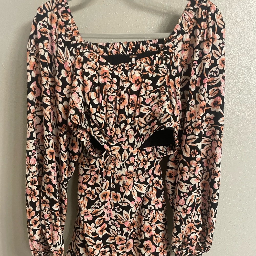 Free People - Jael Printed Mini Dress- never worn - Picture 3 of 4